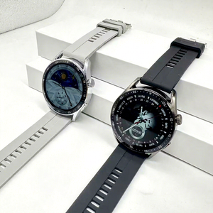 Montre connectée Ai-15, écran IPS de 1,32 pouces, étanche IP67, moniteur de fréquence cardiaque, moniteur de sommeil, bracelet en caoutchouc unisexe, forme ronde - Product Image 1