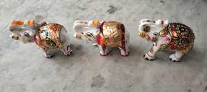 Đẹp Cổ Điển Cổ Điển Đầy Màu Sắc Nhựa Con Voi Hình Động Vật Tình Trạng Voi Men Sáng Tạo Trang Trí Cho Trang Trí Nội Thất Thiết Lập - Product Image 4