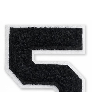 Nouveau Style 2025 Chenille Broderie Patch Personnalisé Derniers Nouveaux Modèles Broderie Faite À La Machine Letterman Patches Pour Hoodies - Product Image 4
