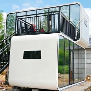 China Best Luxury Container <strong>House</strong> for Glamping Camping Tiny <strong>Houses</strong> Prefab Stylish <strong>Interior</strong> Design Capsule Pod Apple Cabin <strong>House</strong> - Product Image 3