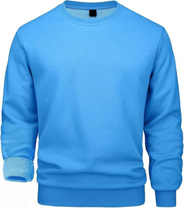 Sudaderas de cuello redondo blancas de forro polar ecológico personalizadas para mujer OEM al por mayor, de algodón grueso con hombros caídos para invierno - Product Image 2