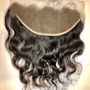 Indien Grade 10A Vierge Vague D'eau Crépus Droite Afro Double Trame Frontale Perruque Profonde Vietnamien Fermeture Femmes Extensions Humaines - Product Image 4