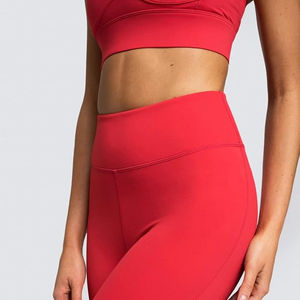 Ensemble de sport 2 pièces grande taille pour femme : soutien-gorge de sport très extensible et leggings de yoga taille haute, respirant, léger et délavé - Product Image 4