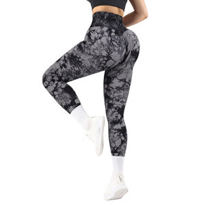 Nouveau LOGO personnalisé collants taille haute Leggings sport Leggings femmes coton respirant Spandex dames femmes Leggings Fitness - Product Image 1