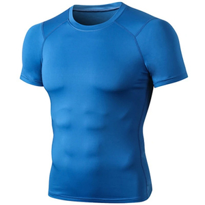 Personnaliser des rashguards pour hommes imprimés en 3D, de haute qualité, vente en gros, t-shirts de sport ajustés, manches longues, respirants, vêtements de jogging - Product Image 5