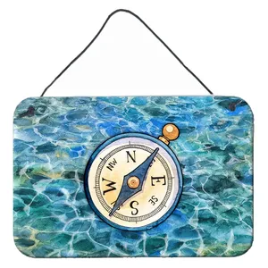 Brújula de metal antigua hecha a mano para decoración de hogar y oficina coleccionable náutico con pantalla de esfera magnética y pegatina de esmalte - Product Image 1