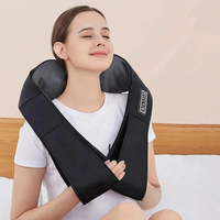 Bantal Pijat Leher 3D Plug-In yang Baru Ditingkatkan dengan Pemanas, Alat Relaksasi Otot Tubuh, Hadiah untuk Pria dan Wanita