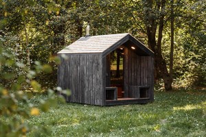 <span class=keywords><strong>Sauna</strong></span> da Esterno con Veranda in Legno Grigio Scuro, Tetto <span class=keywords><strong>a</strong></span> Punta, Riscaldata <span class=keywords><strong>a</strong></span> <span class=keywords><strong>Legna</strong></span>, Resistente alle Intemperie, per Tutte le Stagioni, Consegna <span class=keywords><strong>a</strong></span> Domicilio - Product Image 2