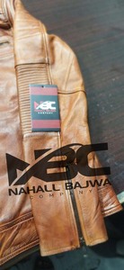 Veste en cuir véritable NBC 100% pour hommes, épaules matelassées diamantées de haute qualité, vêtements de sport de course personnalisés, techniques imprimées en taille XL - Product Image 4