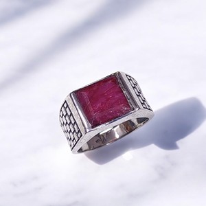 แหวนมูนสโตนทำด้วยมือเครื่องประดับเงินสเตอร์ลิง925และเครื่องประดับเงิน925 - Product Image 4