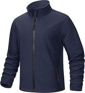 Veste de pluie d'hiver à étiquette privée, coupe-vent et imperméable, softshell en nylon polyester, col montant pour les activités de plein air - Product Image 1
