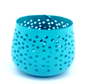 Hermosa vela votiva recubierta de esmalte rojo con para el hogar Hotel y restaurantes Vela decorativa de mesa votiva a precio mayorista - Product Image 4