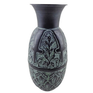 Vajilla, florero de Metal decorativo, maceta de hierro de Color bronce para el hogar y la decoración de la boda hecha a mano - Product Image 6