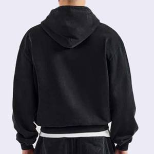 Ensemble de survêtement pour homme en coton 100% de haute qualité, lavage à l'acide, hiver, poids lourd, écologique, respirant, design personnalisé, style hip-hop - Product Image 5