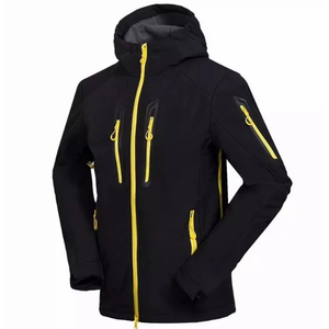 แจ็กเก็ตผู้ชายสำหรับกิจกรรมกลางแจ้งสีตัดกันกันลมและกันน้ำได้แข็งสำหรับการปีนเขา - Product Image 2