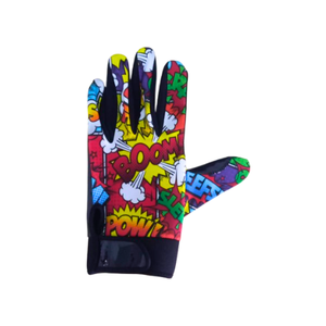 Guantes de portero de LICRA transpirables de silicona antideslizantes personalizados, empuñaduras de mano de fútbol impresas para deportes al aire libre, estilo informal - Product Image 5