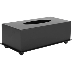 Contenedor de pañuelos Rectangular negro moderno, caja de pañuelos de Metal de la mejor calidad, caja de almacenamiento de pañuelos para decoración de restaurante de Hotel para venta superior - Product Image 3