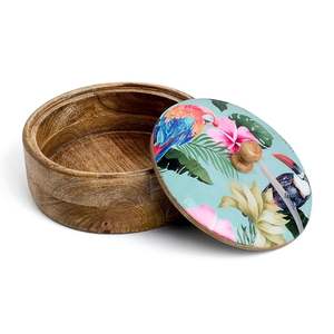 Boîte à chapati en bois légère pour la cuisine quotidienne et le service facile à la table, boîte à roti en bois décorative pour la table à manger - Product Image 6