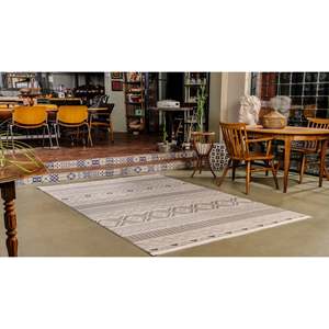 Tapis d'intérieur multicolore en polypropylène et polyester Netline BY052, design moderne pour chambre d'enfant et bureau, pour chambre d'enfant, Home Depot - Product Image 4