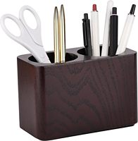 Bois stylo et porte-crayon bureau bureau papeterie organisateur Table crayon tasse support bureau accessoires support deux tasses pratique