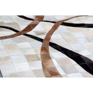 Tapis de sol de voiture en cuir véritable avec poils - Product Image 6