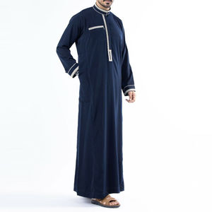 ชุดคลุมผู้ชายแบบอิสลาม โธบ ชุดชาวอาหรับ จุบบะฮ์ ดูไบ อาบายะห์ผู้ชาย พร้อมโลโก้สั่งทำ คุณภาพเยี่ยม สินค้ามาใหม่ ดีไซน์ทันสมัย - Product Image 6