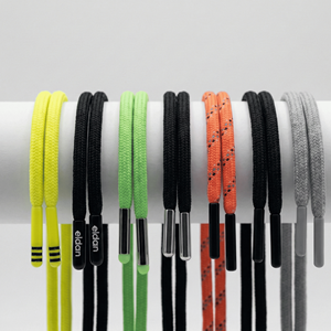 Lacets de sport plats réglables en PP de 8 mm en gros |   Cordon de serrage en plastique durable, sans plomb, avec revêtement écologique et logo personnalisé - Product Image 5