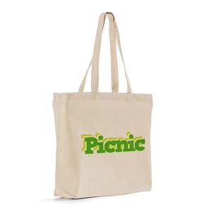 Customized 18-Inch <b>Large</b> Size <b>Canvas</b> Tote <b>Bag</b> with Solid Color and Long Handles Personalized TG218 Tote <b>Bag</b> - Product Image 2