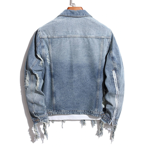 Dernières vestes en jean pour hommes, fabriquées en usine, disponibles à un prix abordable pour les vestes en jean pour hommes - Product Image 2