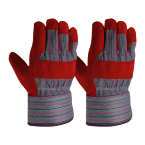 Gants de sécurité industrielle en cuir de vachette fendu canadien de qualité supérieure Logo personnalisable Vestes de travail d'hiver de longue durée - Product Image 3
