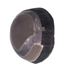 Toupet pour homme Taz Hair, perruque 100% cheveux humains, densité brute 60%-150%, cheveux indiens Remy, pièces imperméables, vague d'eau - Product Image 6