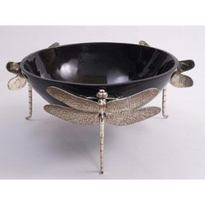 Branche d'arbre meilleure qualité bol de chocolat de grande taille rond couleur argent bol de service de chocolat en métal pur pour Restaurant - Product Image 3