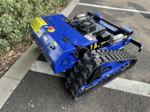 Ce EPA phê duyệt tất cả các địa hình Máy cắt cỏ nông nghiệp cao su theo dõi điều khiển từ xa Robot Máy cắt cỏ - Product Image 3