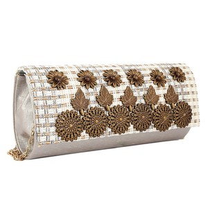 Women's Fancy <b>Clutch</b> 6721 - <b>Silver</b> - Product Image 1