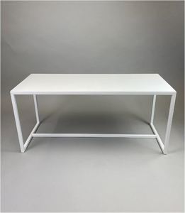 โต๊ะกาแฟเหล็กสีขาวดีไซน์ไม่เหมือนใครสำหรับเครื่องครัวสำนักงานบ้านร้านอาหารห้องนั่งเล่นตกแต่งสวนทำในประเทศอินเดีย - Product Image 6