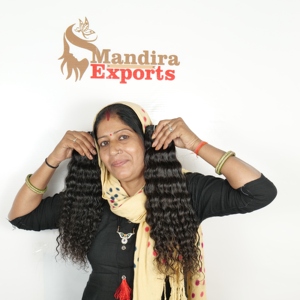 En gros 100% Double Trame Naturel Doux Bouclés En Vrac Vague Profonde Non Transformé Vierge Temple Humain Vietnamien Extensions De Cheveux Droite - Product Image 3