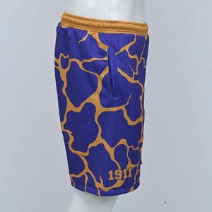 Shorts en coton respirant à cordon de serrage, couleurs unies de qualité supérieure, séchage rapide, impression par sublimation, OEM, vente en gros - Product Image 3