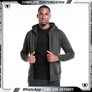 Logo personnalisé du fabricant Sweats à capuche zippés pour hommes Meilleures ventes Vêtements d'hiver à la mode Meilleur prix 6XL Techniques brodées - Product Image 2