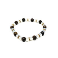 Vente en gros de bracelets ajustables, bijoux bohème, perles de rocaille en verre faites à la main, bracelets de perles du fabricant indien