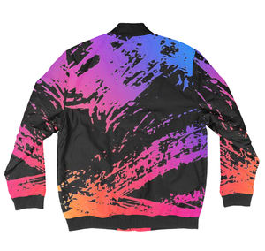 เสื้อแจ็กเก็ตบอมเบอร์สำหรับผู้ชายเสื้อแจ็กเก็ตบอมเบอร์พิมพ์โลโก้ได้ตามต้องการ - Product Image 5