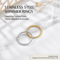 Bague minimaliste coréenne en acier inoxydable plaqué or rose scintillant pour femme, design de niche avec étoiles en grappe, tendance