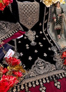 ซาลวาร์คาเมซลูกไม้แฟนซีปักลายสำหรับผู้หญิงงานปาร์ตี้และงานแต่งงานจากผู้ผลิตอินเดีย - Product Image 5