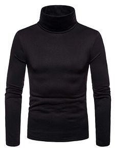 Men's Winter <b>Turtleneck</b> Pullover <b>Sweater</b> 100% Cotton Soft Lightweight Fashionable Stylish Trendy Elegant Comfortable - Product Image 3