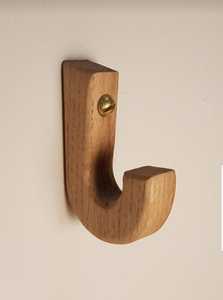 Handmade Wood Key Hooks Holder Wall Mounted for Cloth <b>Hanging</b> Solid Mango <b>Wooden</b> Hooks from India New Design High on Demand - Product Image 3