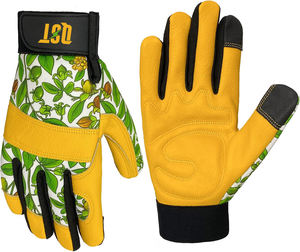 Women's Cowhide <b>Leather</b> Safety <b>Gloves</b> Thorn Proof Puncture Resistant Touchscreen Compatible Custom Logo for <b>Gardening</b> Working - Product Image 1