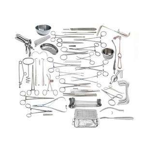 Juego de Instrumentos de Ginecología de Acero Inoxidable, Calidad Alemana, Manual, 141 Piezas - Product Image 4