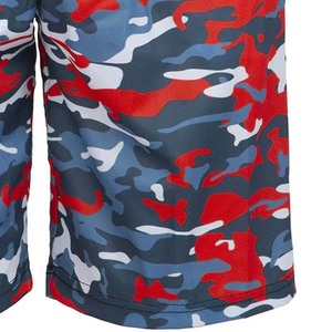 Pantalones cortos deportivos de verano para hombre de poliéster 100% al por mayor, transpirables, con estampado digital personalizado, método informal, estilo teñido liso - Product Image 4