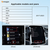 Ewaygps Kabelloses Carplay Apple Android Auto Plug & Play MMI Carplay Box für Volvo XC90 XC60 XC40 S60 S90 V60 9'' Bildschirm