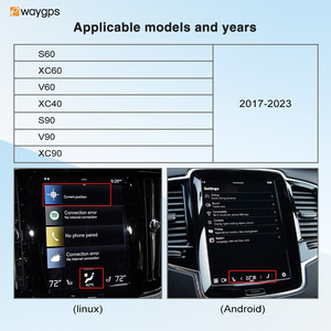 Ewaygps - Caja Carplay Inalámbrica para Automóvil, Compatible con Apple y Android Auto, Conexión Plug and Play, MMI Carplay Box para Volvo XC90 XC60 XC40 S60 S90 V60, Pantalla de 9 Pulgadas - Product Image 4