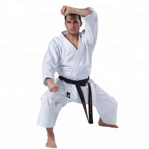 Uniforme de Karate de Judo de algodón blanco personalizado de alta calidad, cómodo, ligero, trajes de artes marciales, águila azul, deportes para hombres y adultos - Product Image 4